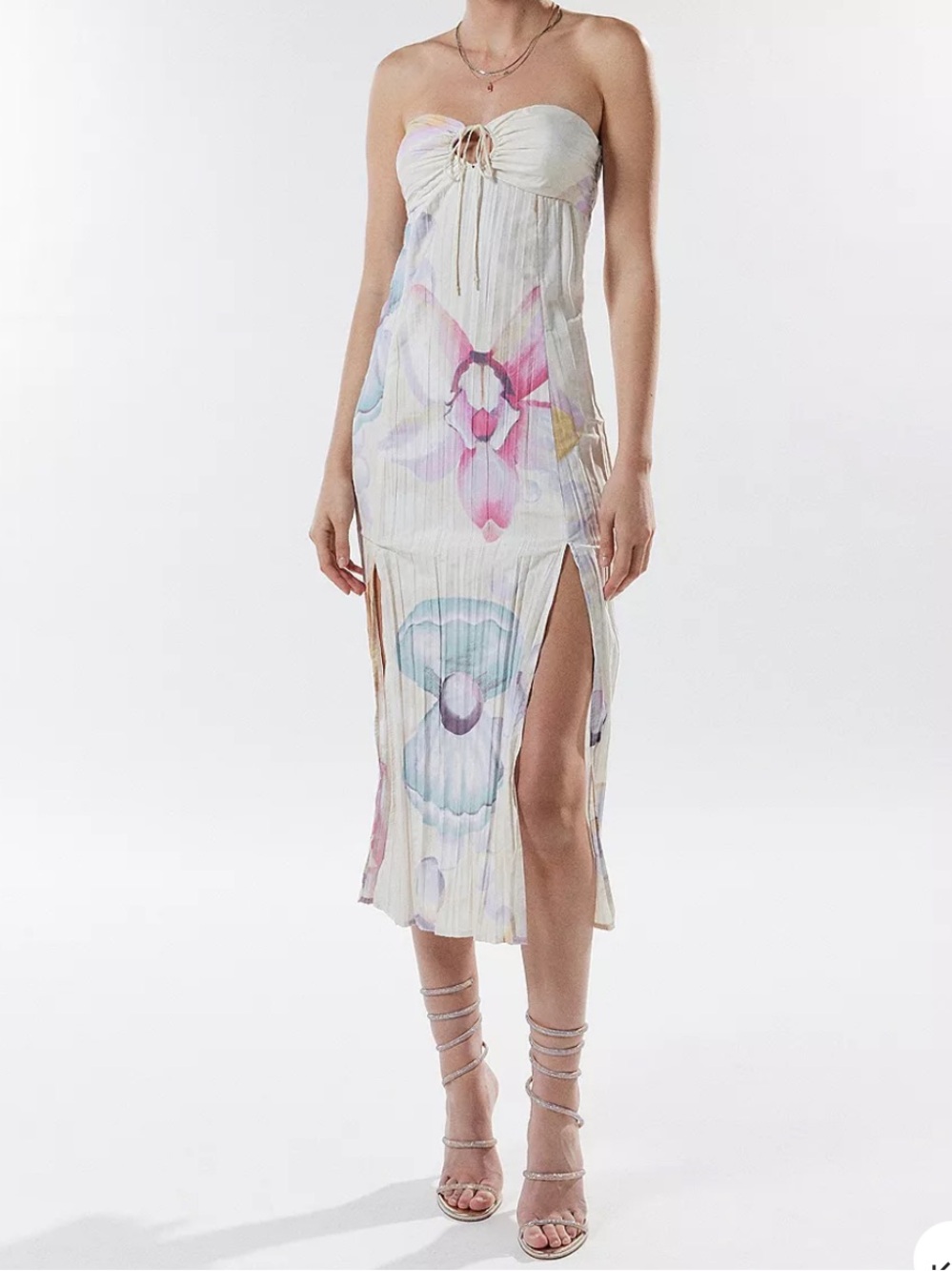 Urban Outfitters Silence + Noise Kai Floral Midi Dress